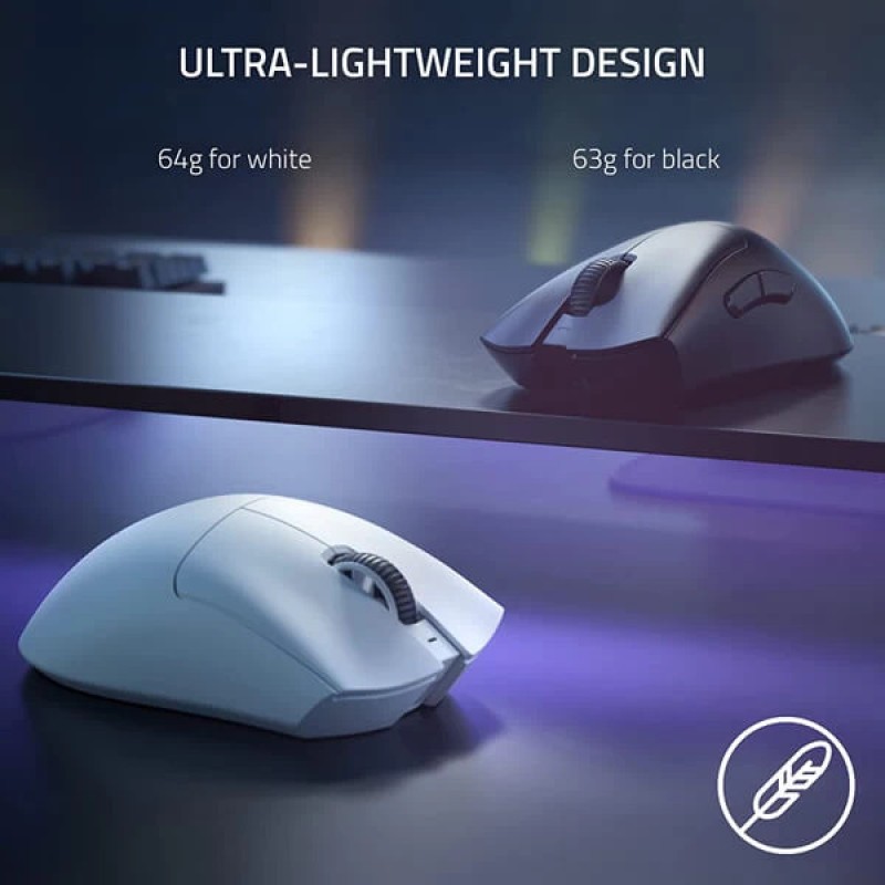 Razer DeathAdder v3 Pro Wireless White